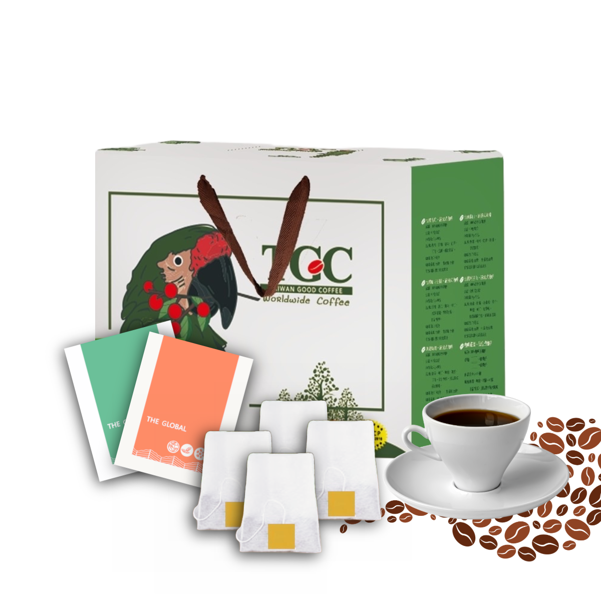 【TGC】冷熱萃浸泡式咖啡(黃金曼巴 /果香綜合) 50入/盒