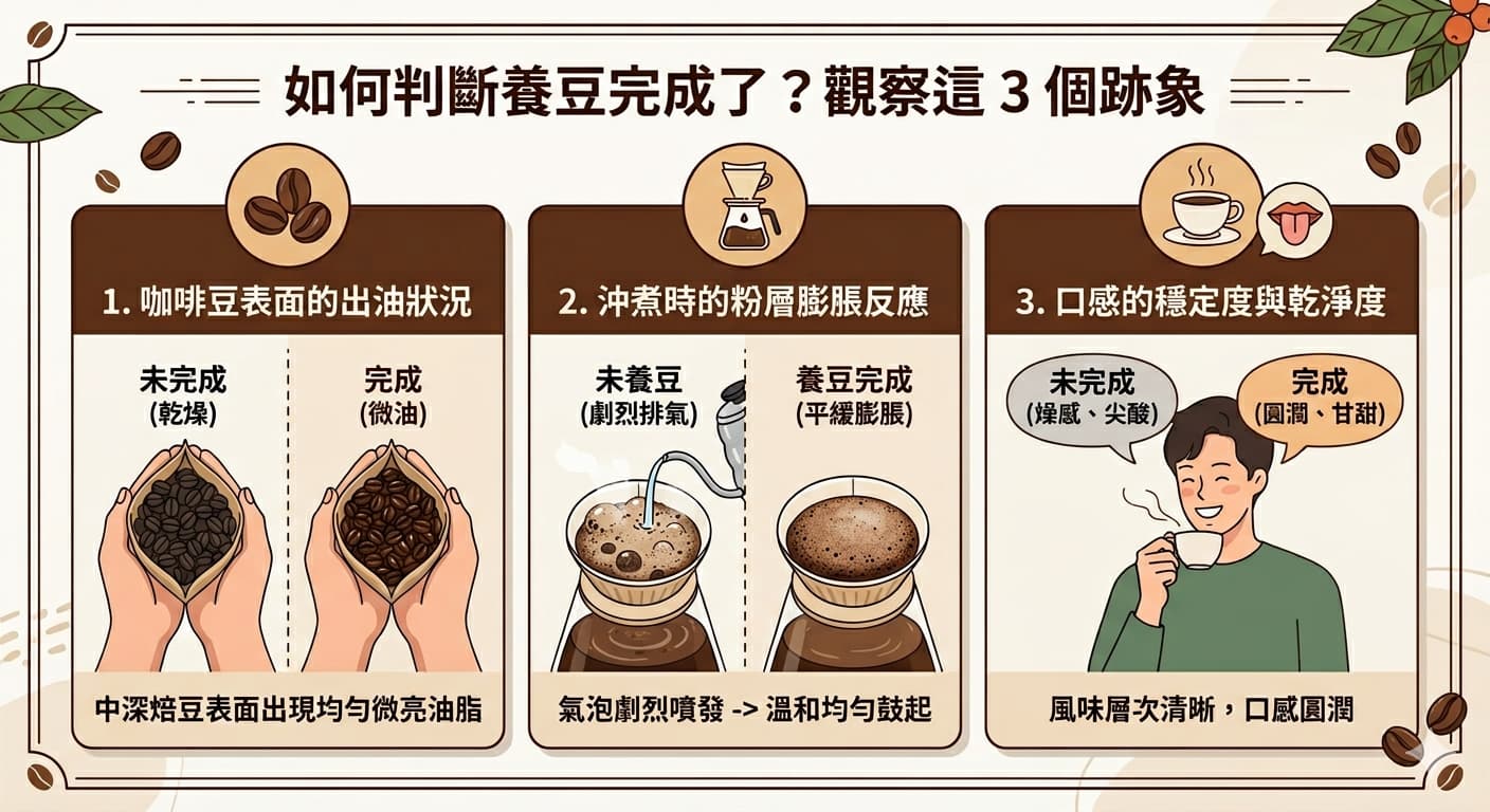 如何判斷養豆完成了?