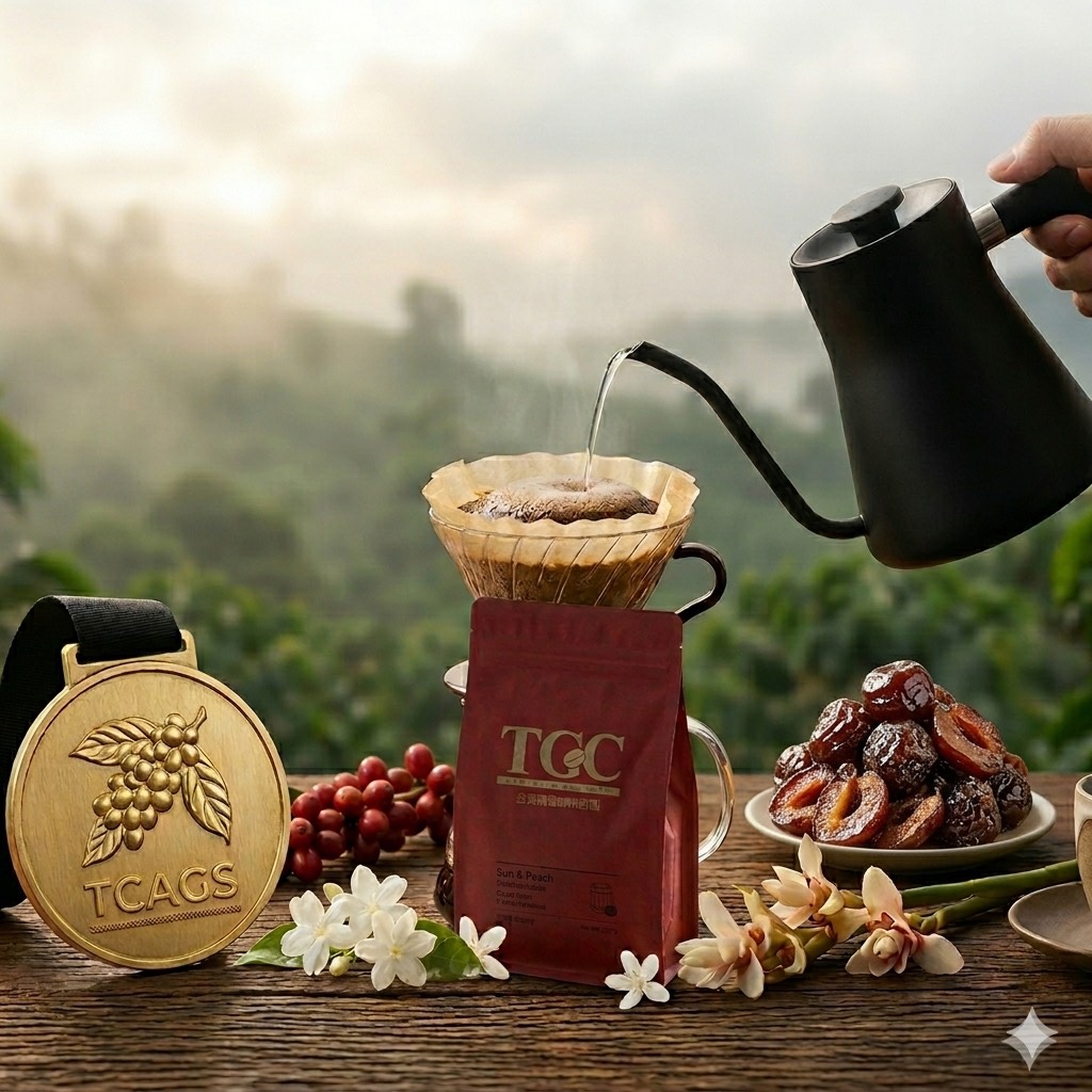 【TGC】花喜田・金質獎藝妓咖啡豆   TCAGs 評鑑認證｜水洗處理｜限量批次（227克）